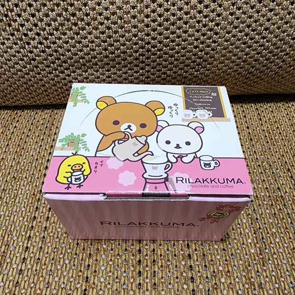[NEW] Rilakkuma Mug Coffee Mug Tea Cup and Rilakkuma Handkerchief Hand Towel Set - Picture 8 of 10